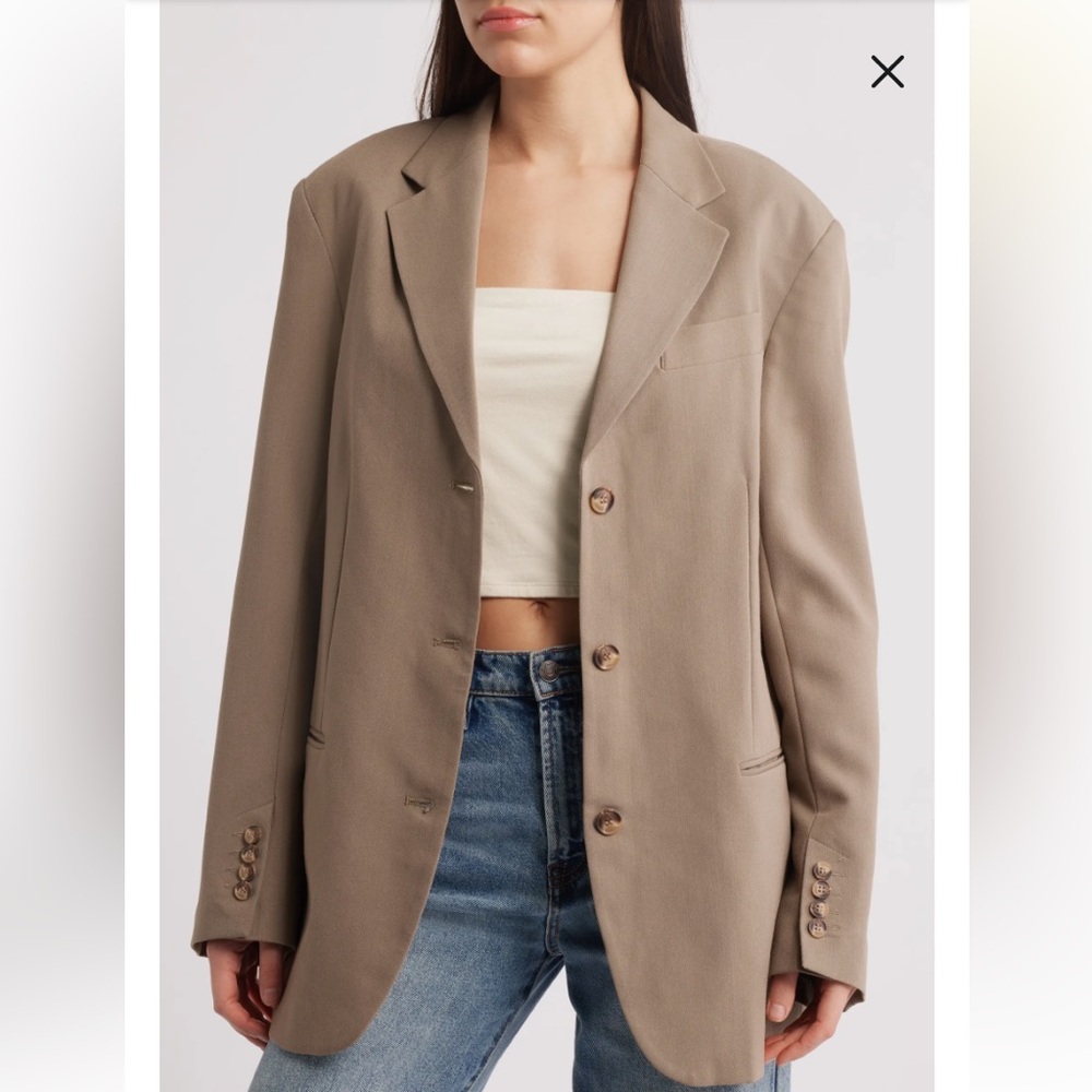 Topshop Oversize Blazer Size 8